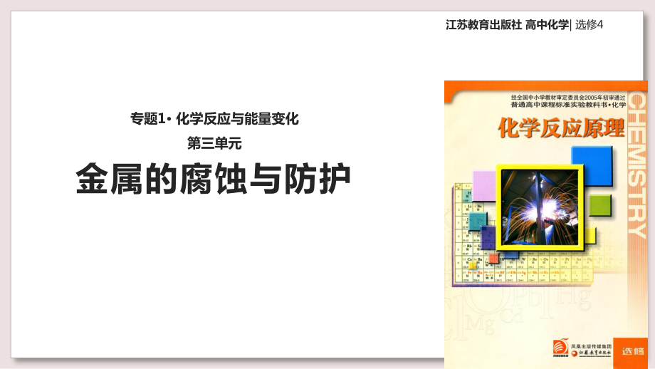 苏教版高中化学选修化学反应原理-金属的腐蚀与防护课件.pptx_第1页