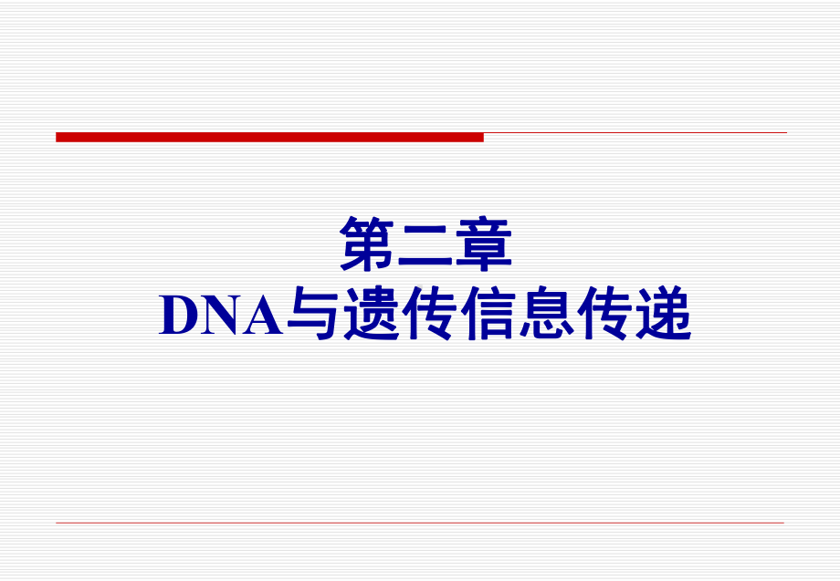 第二章DNA与遗传信息传递总结课件.ppt_第1页