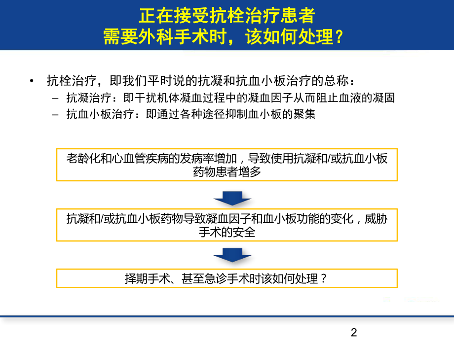 非心脏手术围手术期抗栓治疗策略医学课件.pptx_第2页