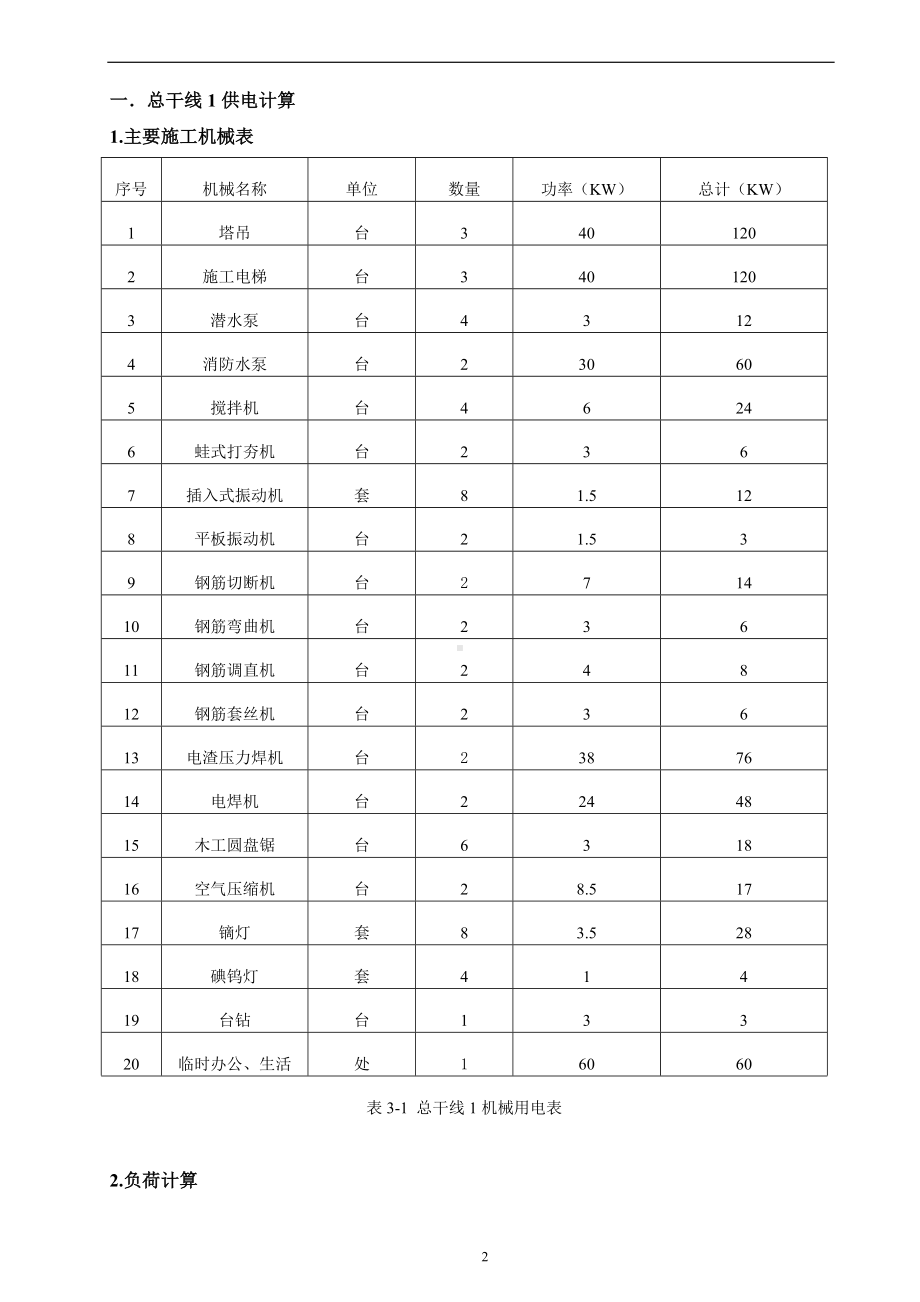 建设施工项目临时用电施工方案参考模板范本.doc_第3页