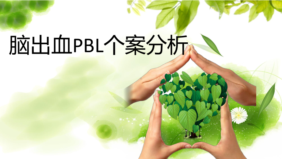 脑出血患者PBL个案分析-课件.ppt_第1页