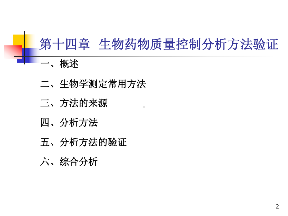 药物质量控制分析方法验证技术指导原则课件.ppt_第2页