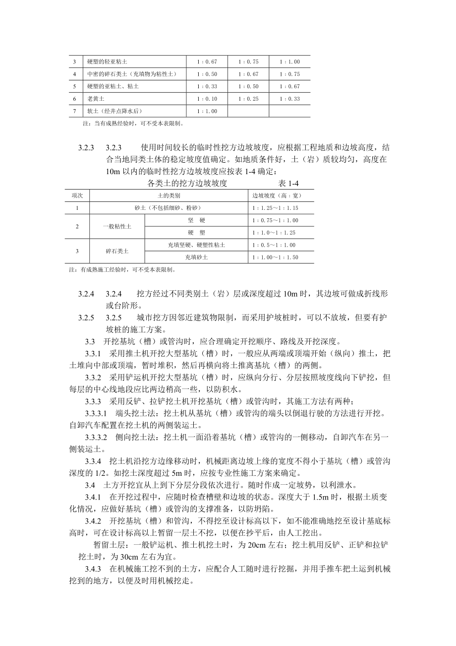 机械挖土工艺标准参考模板范本.doc_第2页