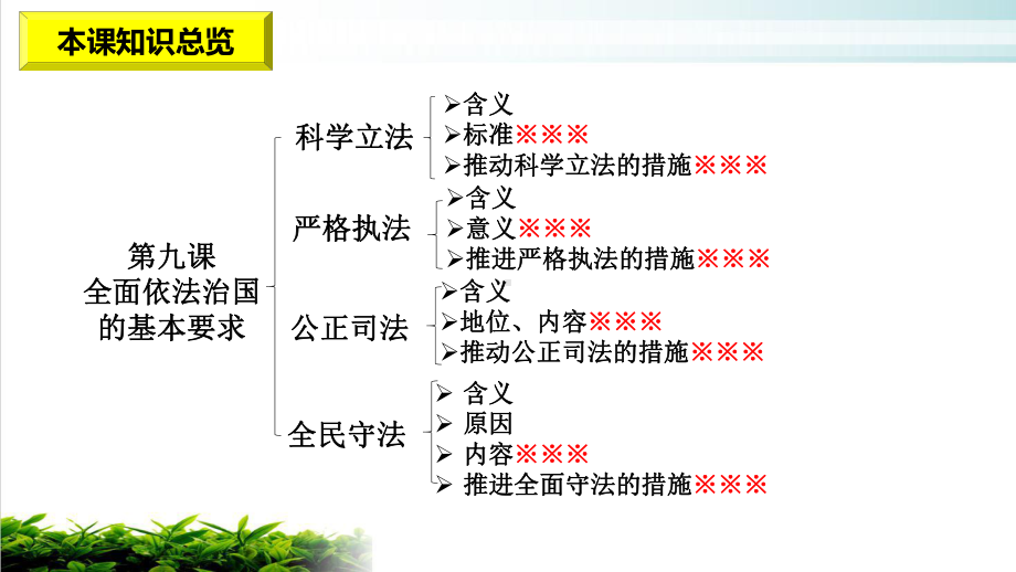 第九课-全面依法治国的基本要求高中政治统编版必修三综合复习实用课件.pptx_第3页