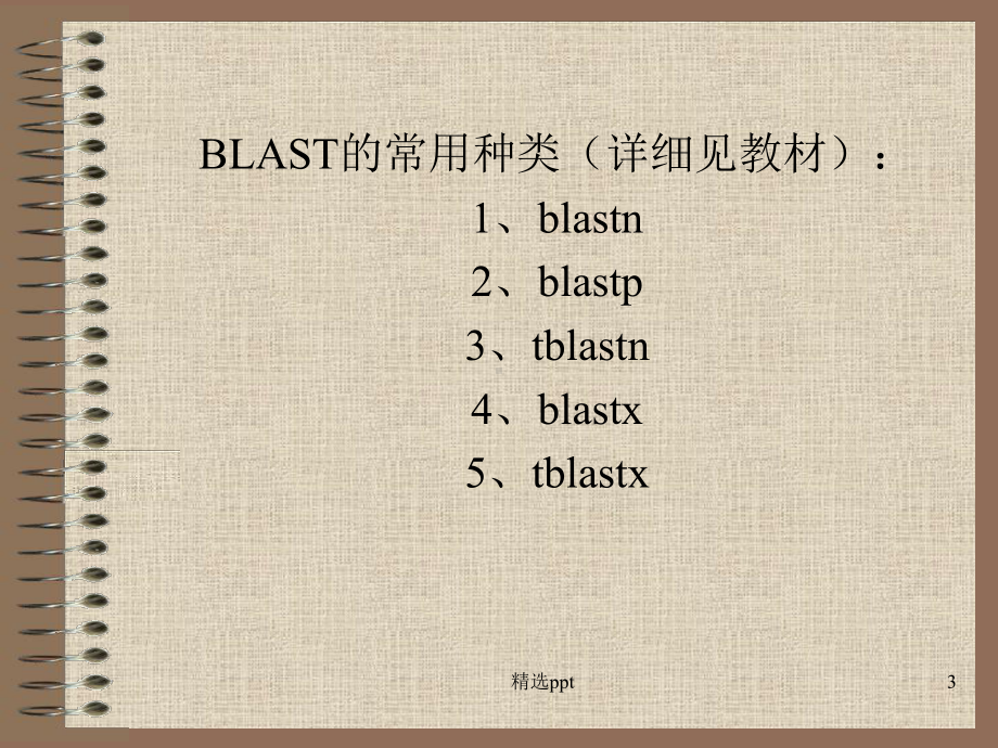 生物信息学：第五讲BLAST序列比对课件.ppt_第3页