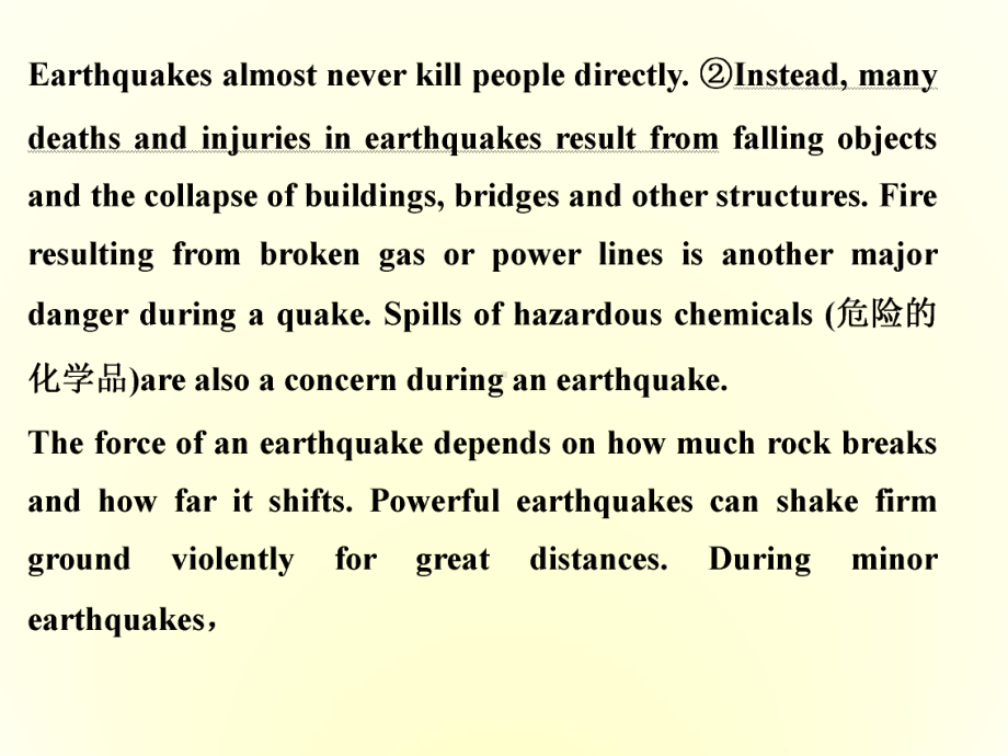 高中英语-Unit-4-Earthquakes-Period-1课件-新人教版必修1.ppt--（课件中不含音视频）_第3页