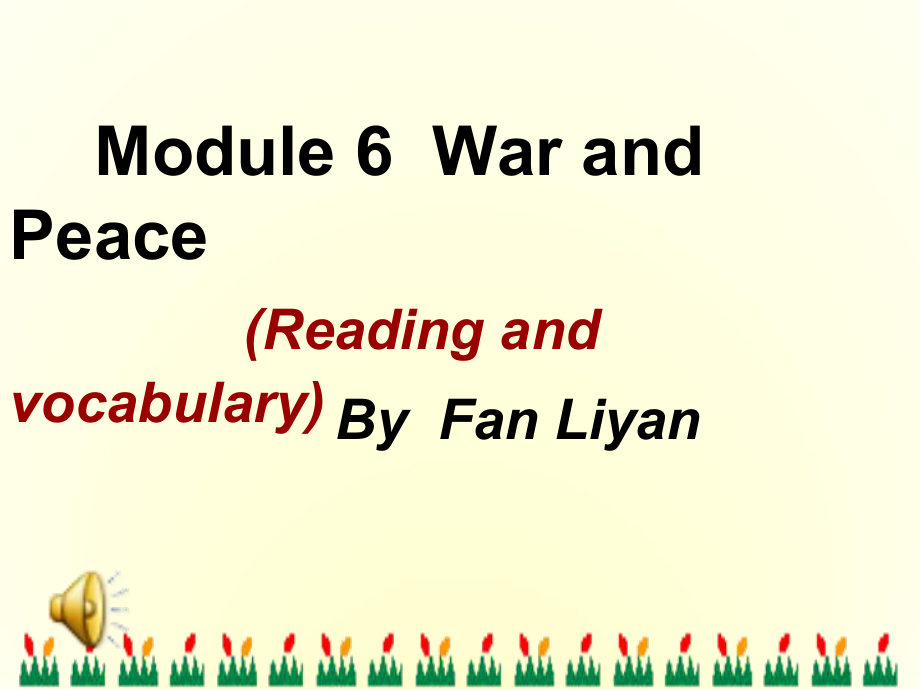 高中英语-Module6-Reading-and-vocabulary课件-外研版选修6.ppt--（课件中不含音视频）--（课件中不含音视频）_第1页