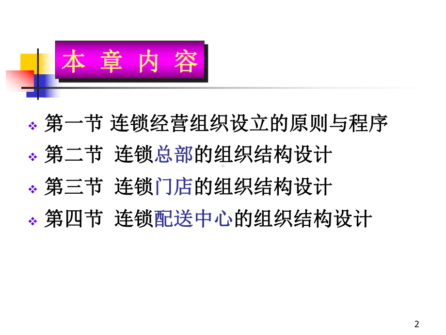 第3章连锁经营企业的组织结构设计课件.ppt_第2页
