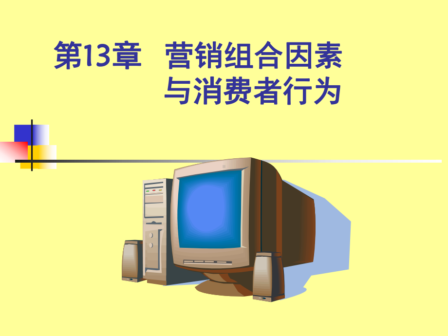 第13章营销组合因素与消费者行为课件.ppt_第1页