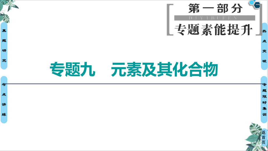 高考化学复习：+专题9-元素及其化合物(204张)课件.ppt_第1页