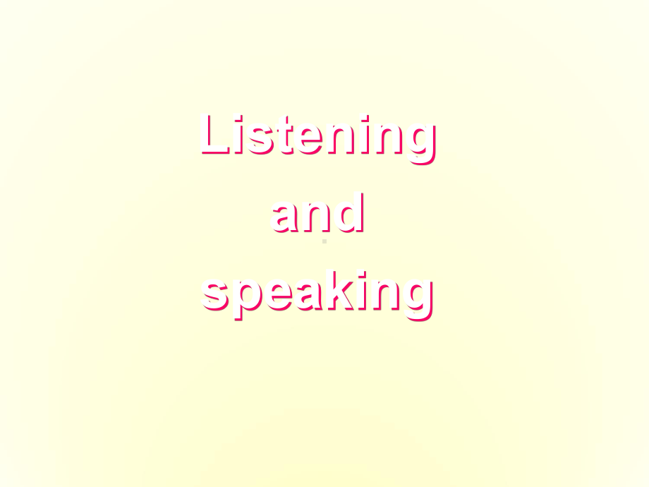 高中英语-Unit-3-Under-the-sea-Listening-and-speaking课件-新人教版选修7.ppt--（课件中不含音视频）_第1页