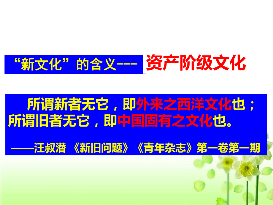 高中历史人教版必修三第15课新文化运动与马克思主义的传播课件(共35张).ppt_第3页