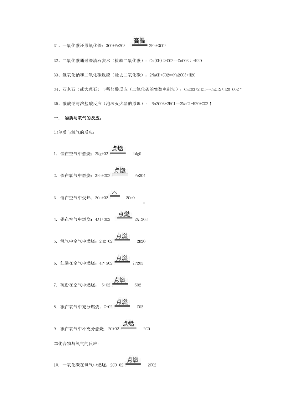 初中化学方程式经典汇总大全.doc_第3页