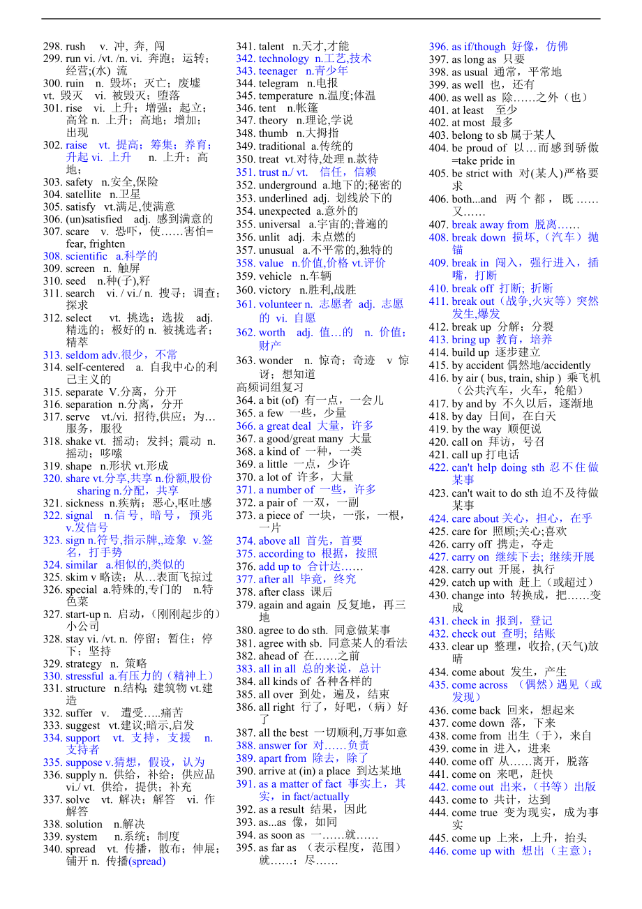 中考英语734个高频词汇.doc_第3页