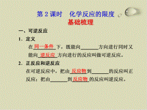 鲁科版化学反应的限度优秀课件1.ppt