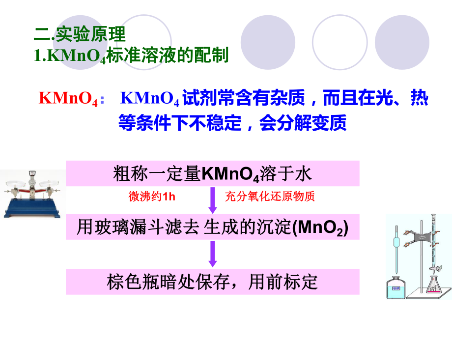 高锰酸钾的配制和标定及过氧化氢含量的测定方案.ppt_第3页