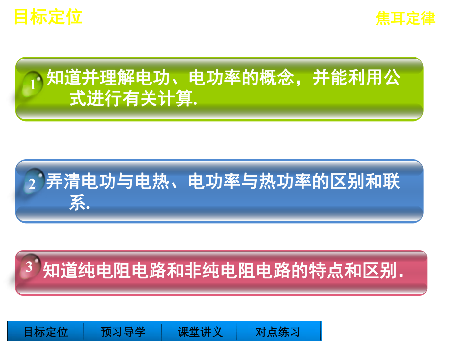 鲁科版高中物理选修3-1课件-焦耳定律课件2.ppt_第2页