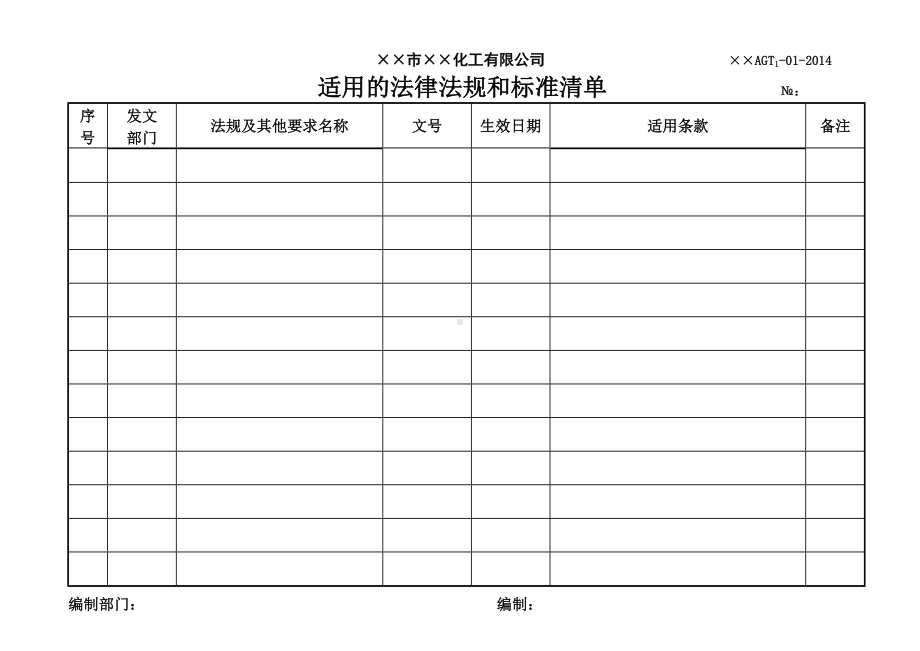 企业适用的法律法规和标准清单范本参考模板范本.doc_第3页