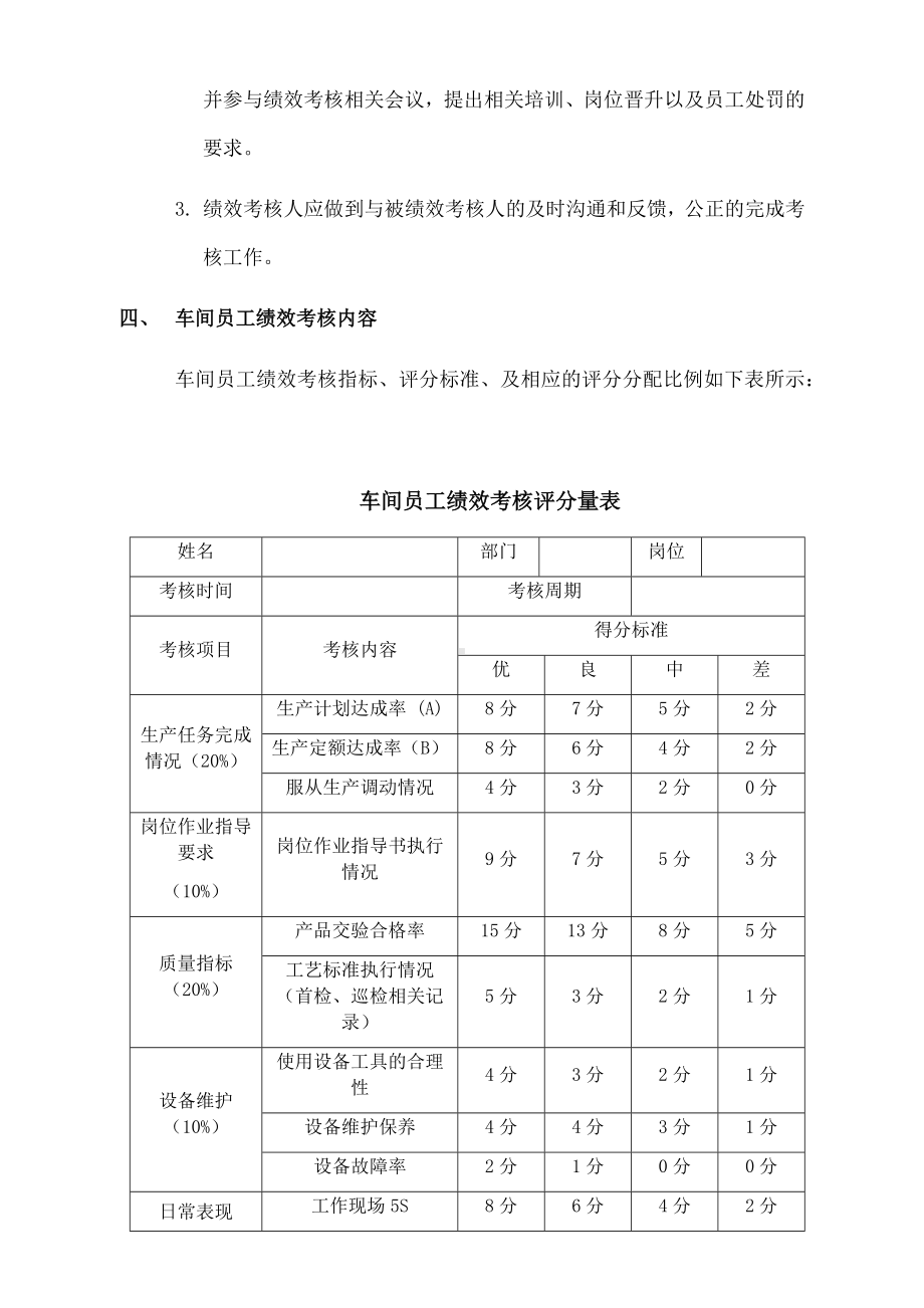 车间员工绩效考核方案.docx_第2页