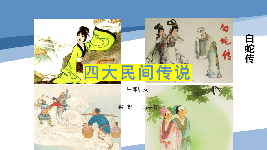 文学常识《四大民间故事》简介PPT.pptx_第1页