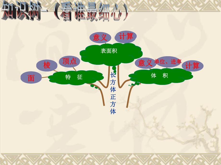 苏教版六年级数学上册第七单元《长方体和正方体整理与复习》PPT课件（公开课）.ppt_第2页