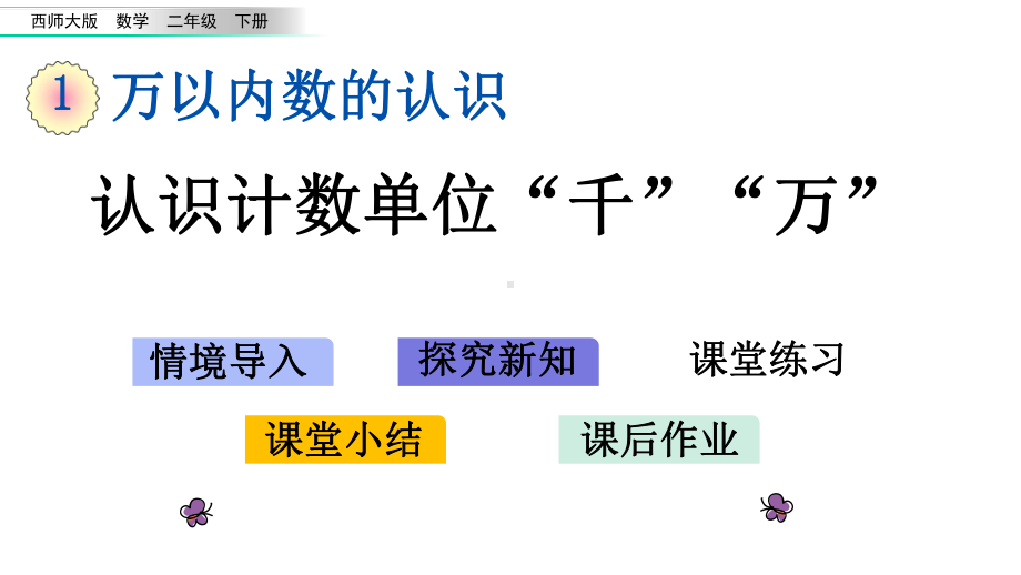 版二年级数学下册《第1单元-万以内数的认识（全单元）》优质课件.pptx_第2页