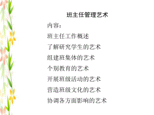 班主任管理艺术课件.pptx