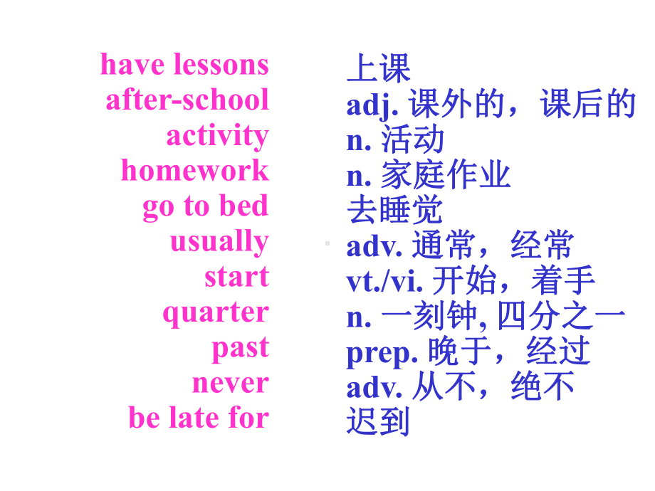 牛津译林版七年级英语上册《nit-4-My-day-Welcome-to-the-unit》课课件-14.ppt-(课件无音视频)_第3页