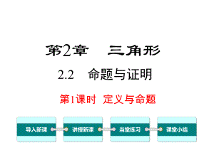 湘教版初二数学上册《22-第1课时-定义与命题》课件.ppt