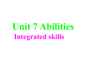 牛津译林版英语7B-Unit7-Integratred-skills课件.ppt-(课件无音视频)