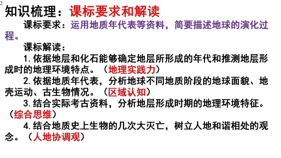 湘教版高中地理新教材必修一第五讲地球的演化(共35张)课件.pptx_第2页