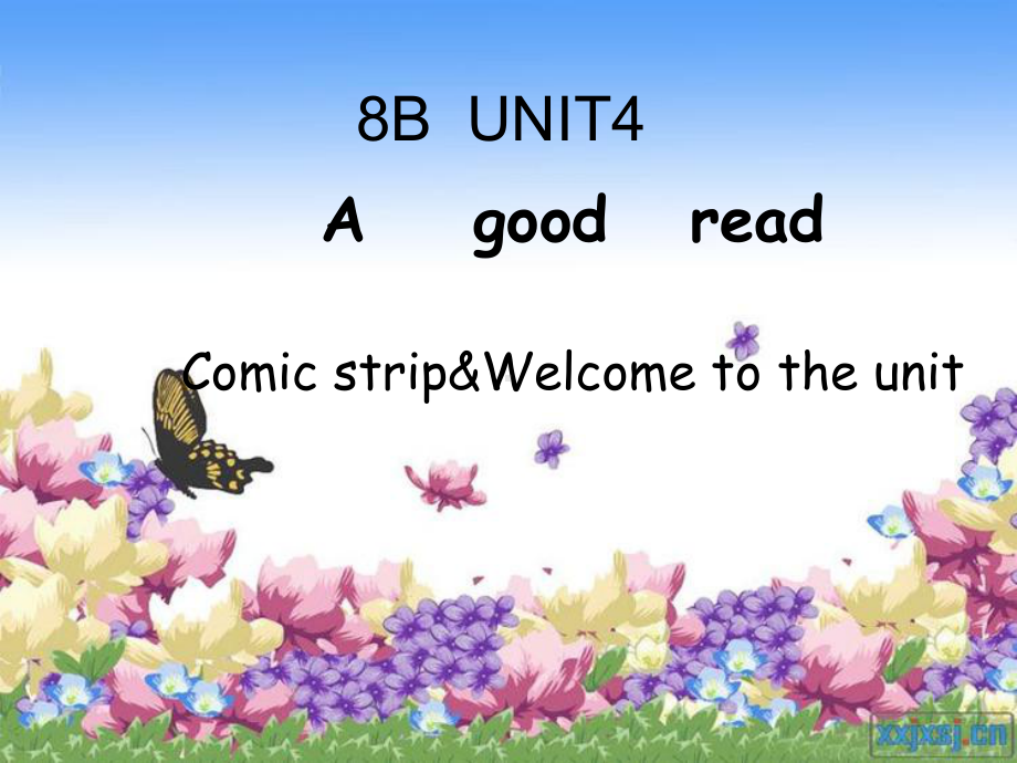 牛津8B-Unit4-Welcome-to-the-unit课件正式版.ppt-(课件无音视频)_第1页