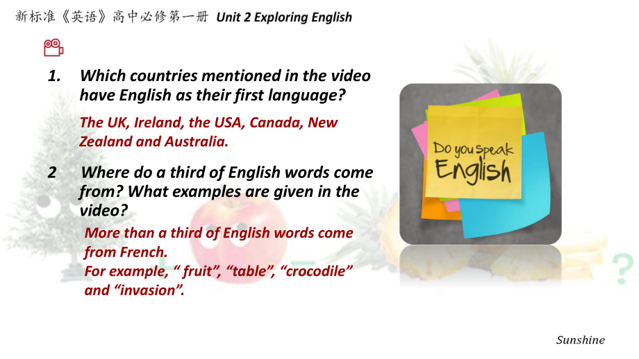 Unit2 Exploring English Neither Pine nor Apple in Pineapple （ppt课件）-2022新外研版（2019）《高中英语》必修第一册.pptx_第3页