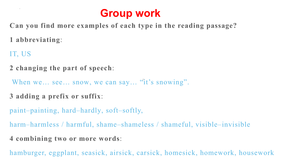 Unit 2 Exploring EnglishUsing language 构词法归类拓展（ppt课件） -2022新外研版（2019）《高中英语》必修第一册.pptx_第3页