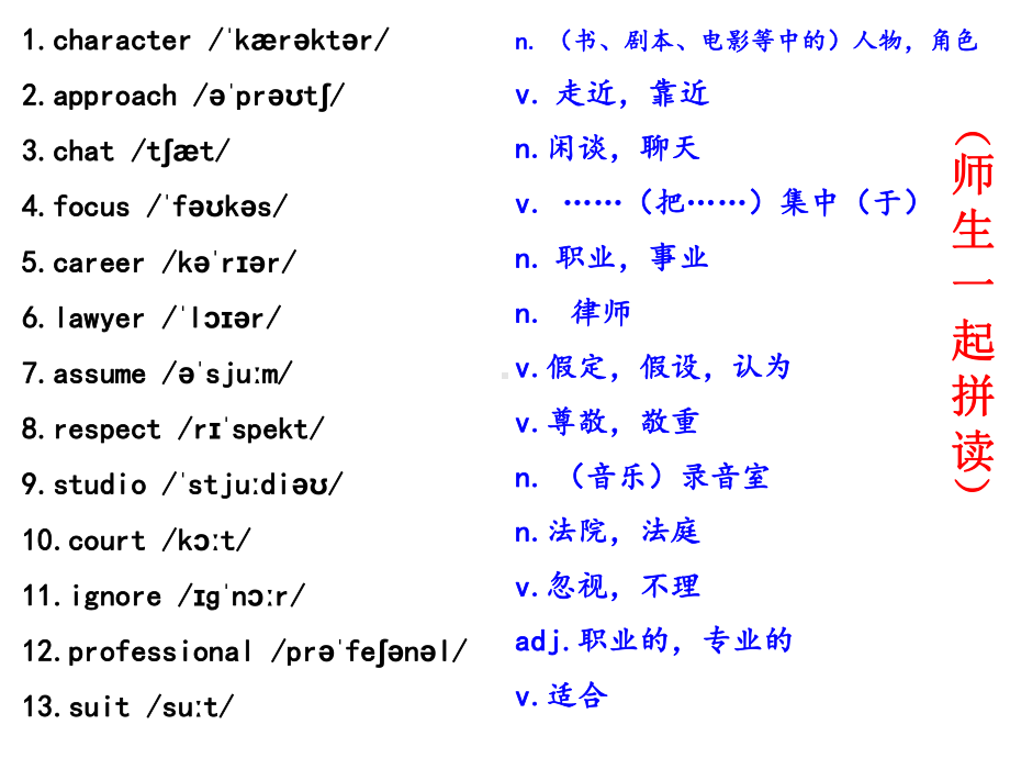 Unit 3 Family Matters 词汇（ppt课件） -2022新外研版（2019）《高中英语》必修第一册.pptx_第2页