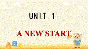 Unit 1 A New Start Starting out & Understanding ideas （ppt课件） -2022新外研版（2019）《高中英语》必修第一册.pptx