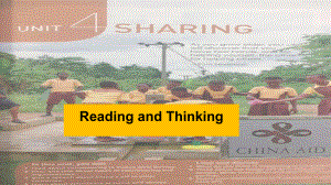 Unit 4 Sharing Reading and Thinking （ppt课件）-2022新人教版（2019）《高中英语》选择性必修第四册.pptx