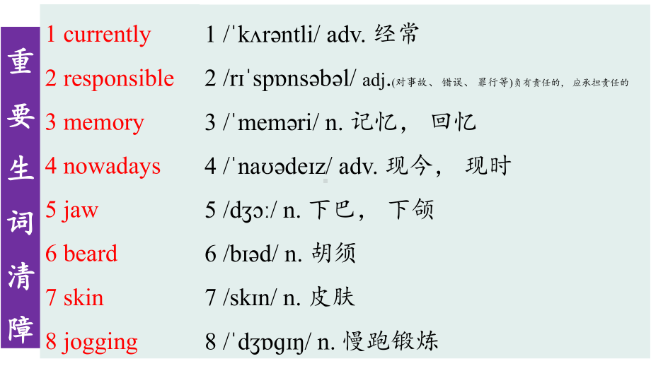 Unit 3 Family Matters Using language 单词和课文（ppt课件） -2022新外研版（2019）《高中英语》必修第一册.pptx_第2页