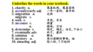 Unit 5 Into the Wild Understanding ideas 语言点（ppt课件） -2022新外研版（2019）《高中英语》必修第一册.pptx