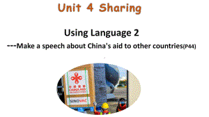 Unit 4 Using Language （ppt课件）-2022新人教版（2019）《高中英语》选择性必修第四册.pptx