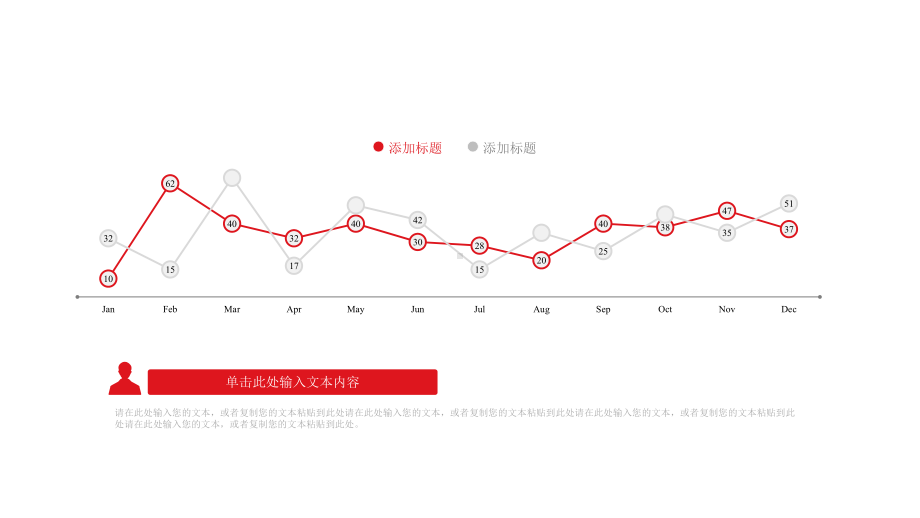 红色对比百分比信息经典创意图表模板课件.pptx_第2页