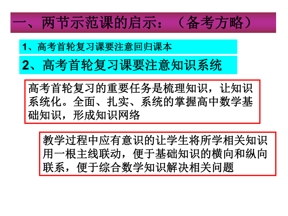 高考首轮备考会示范课点评与备考建议课件.ppt_第3页