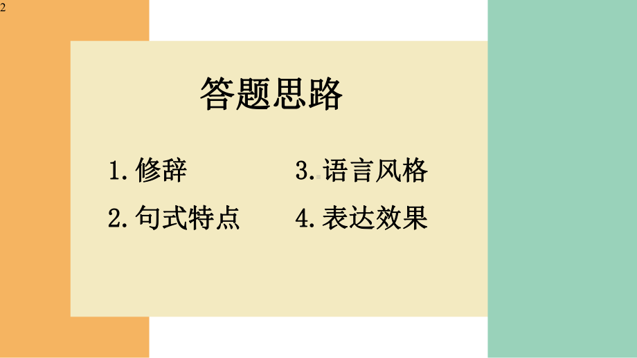 高中语文-语言文字应用之句子修改对比鉴赏答题思路(新高考山东卷)课件(16张PPT).pptx_第2页