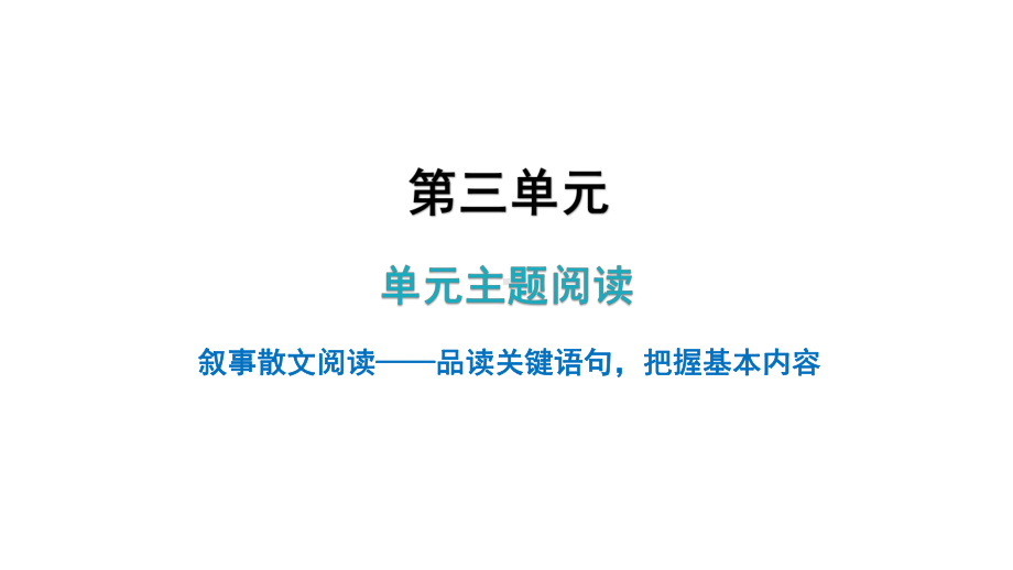 部编版七年级上册语文第三单元主题阅读课件.pptx_第2页