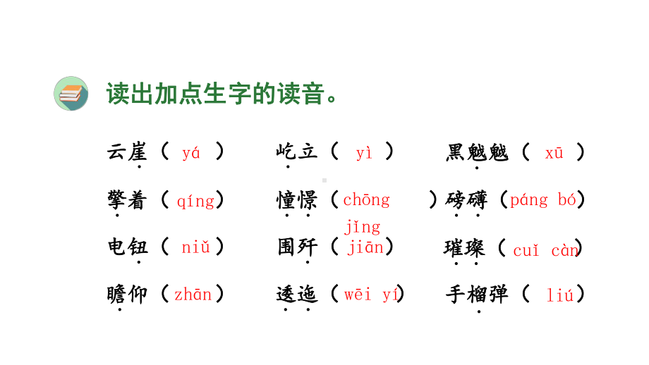 部编版六年级上册语文(复习课件)第二单元.pptx_第3页