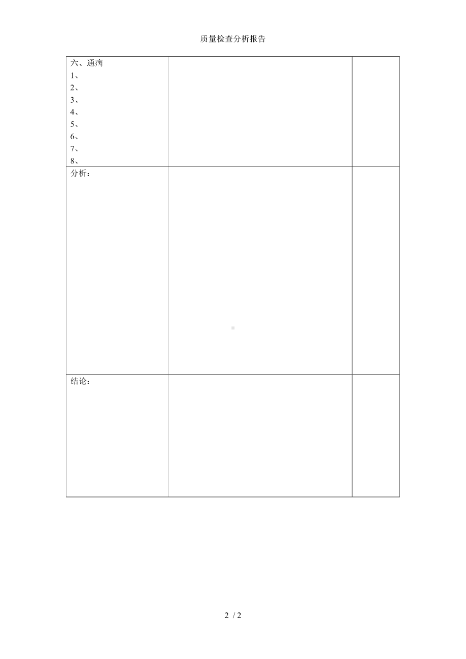 质量检查分析报告参考模板范本.doc_第2页