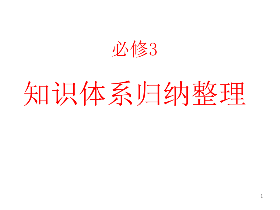 高中历史必修三知识体系归纳整理课件.ppt_第1页