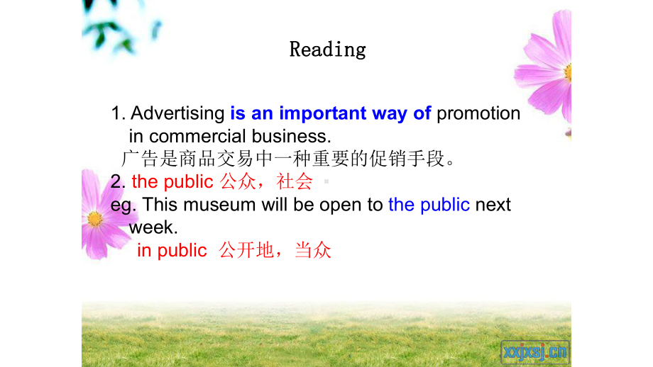 语文版中职英语(基础模块-下册)Unit-9《Advertisement》课件1.ppt（无音视频素材）_第3页