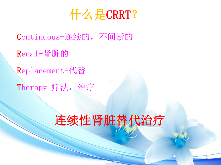 CRRT治疗和护理培训课件.ppt_第2页