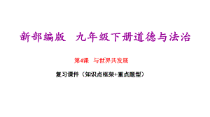 部编版(统编)初三下册道德与法治期末复习课件(第四课-与世界共发展).ppt